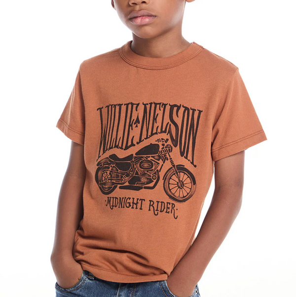 Willie Nelson Midnight Rider Boys Tee