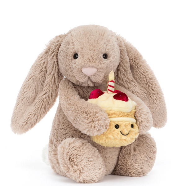 Bashful Beige Bunny 'Birthday'