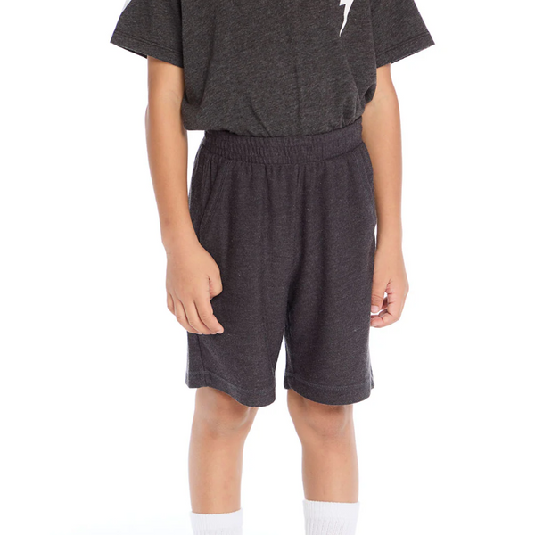 Vintage Black Cozy Knit Cozy Beach Short