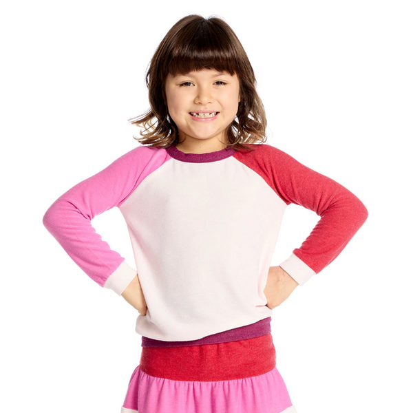 Basic Pinky Colorblock Pullover