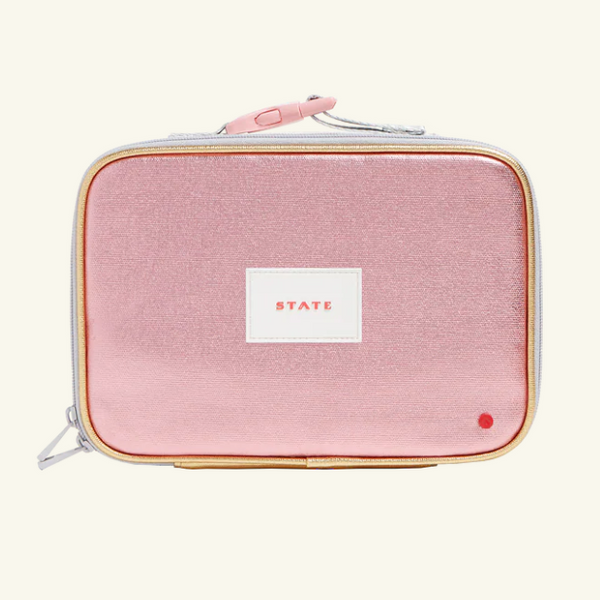 Rodgers Lunch Box Pink/Silver
