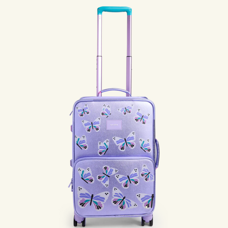 Logan Carry-on Suitcase Butterfly