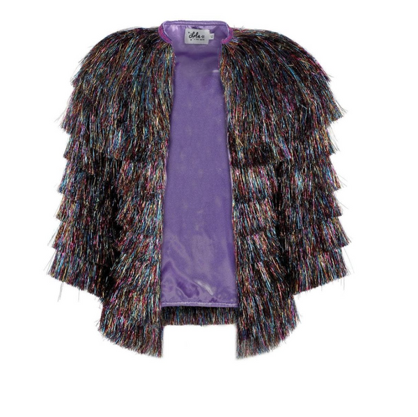 Party Rainbow Tinsel Jacket