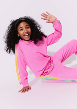 Pink Rainbow Sequin Set