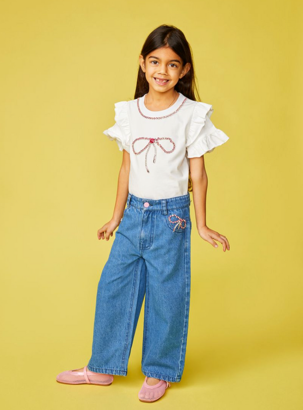 Hailey Bow Jeans