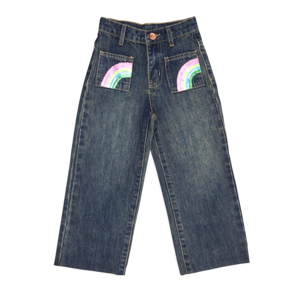 Brooklyn Rainbow Denim Pants