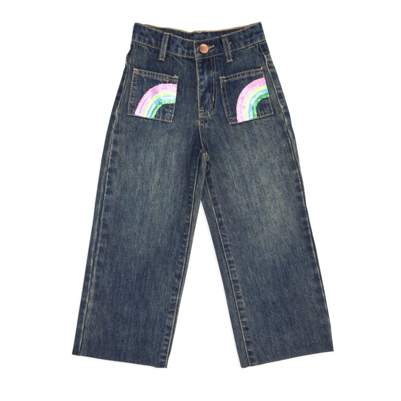 Brooklyn Rainbow Denim Pants