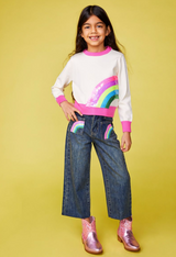 Brooklyn Rainbow Denim Pants