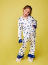 Eyes Feather Silky Set