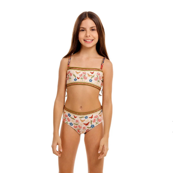 Sky Kids’ Bikini Set Reversible Fiore
