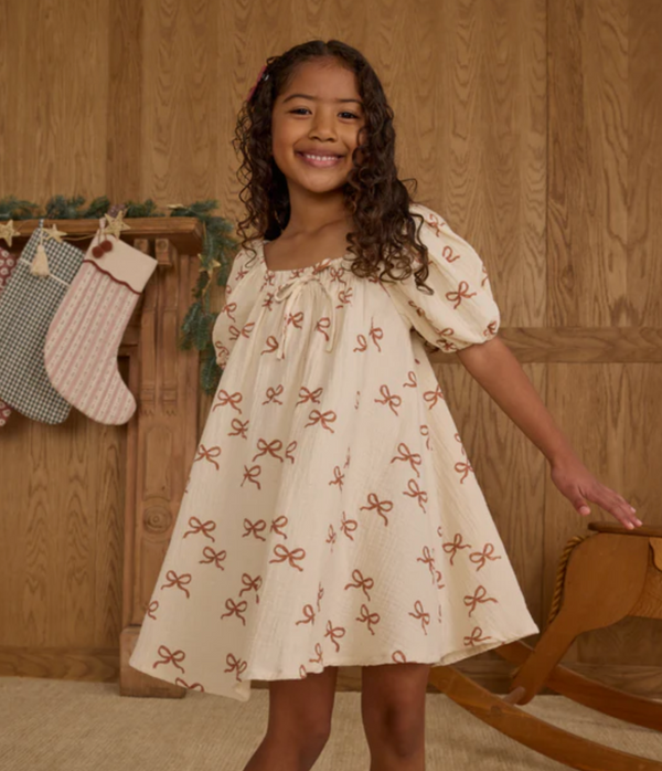 Sabrina Mini Dress Ruby Bows