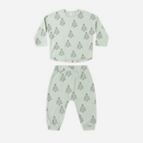 Long Sleeve Tee + Pant Set Trees