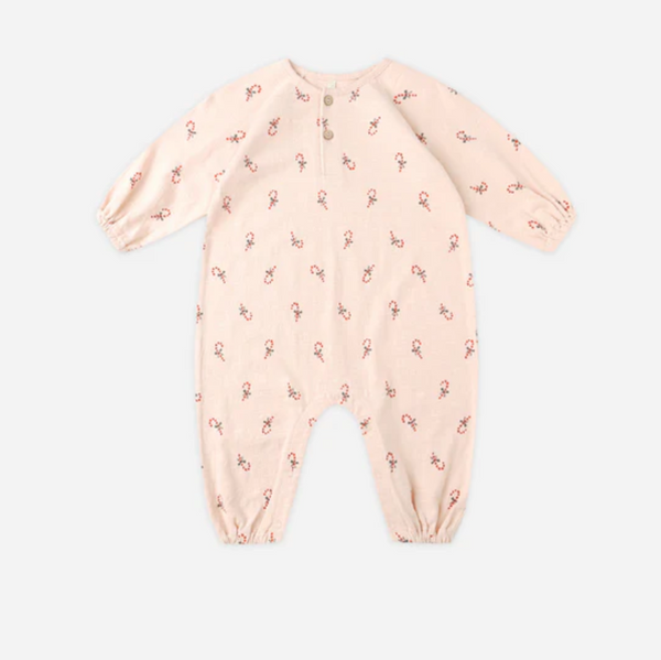 Henley Jumpsuit Candy Canes