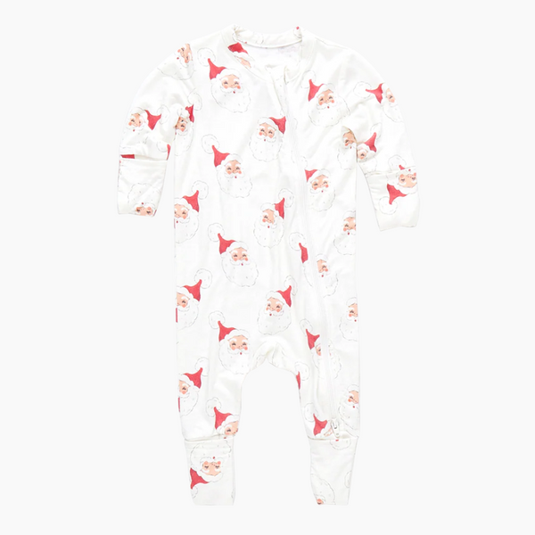 Baby Bamboo Romper Small Santas