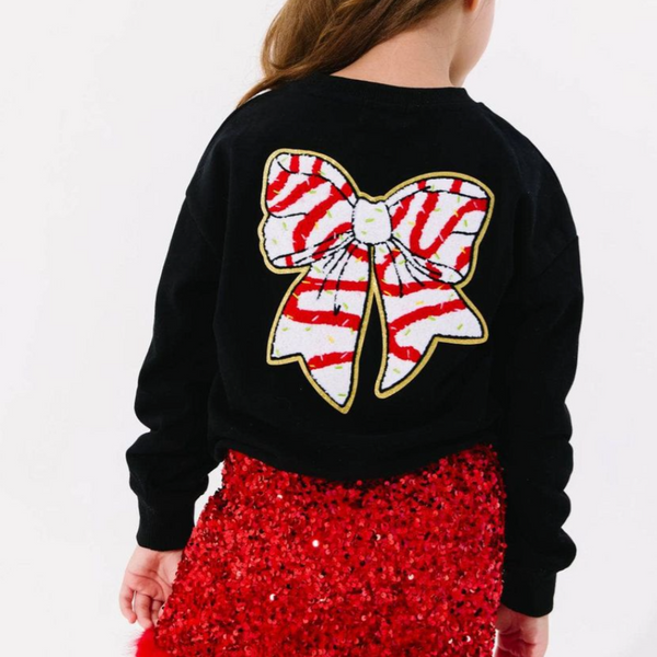 Christmas Bow Sweatshirt