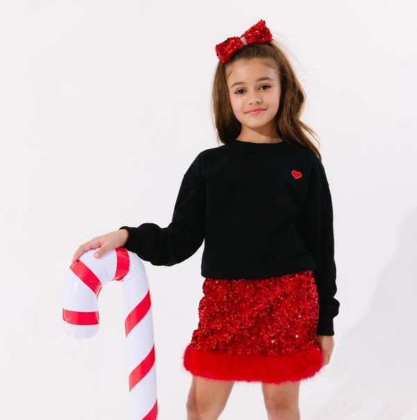 Christmas Bow Sweatshirt