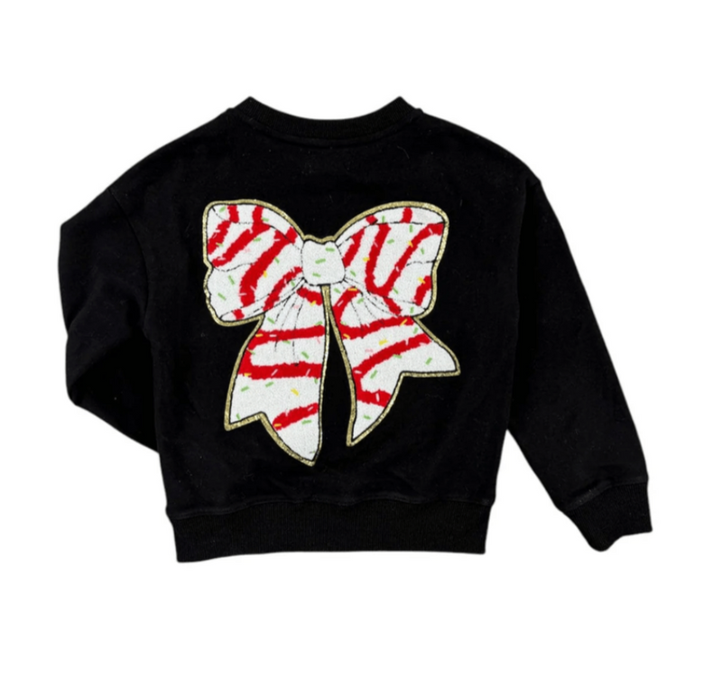 Christmas Bow Sweatshirt