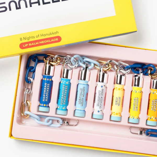 8 Nights of Hanukkah Lip Balm Necklace