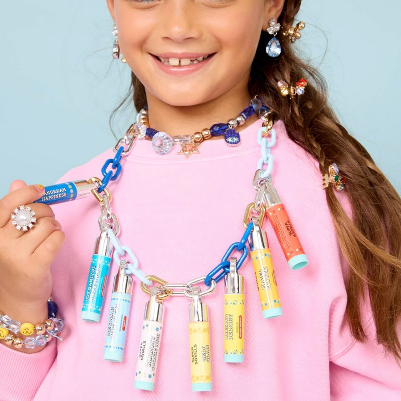 8 Nights of Hanukkah Lip Balm Necklace