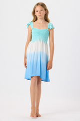Kids Hollie Dress Ocean Ombre