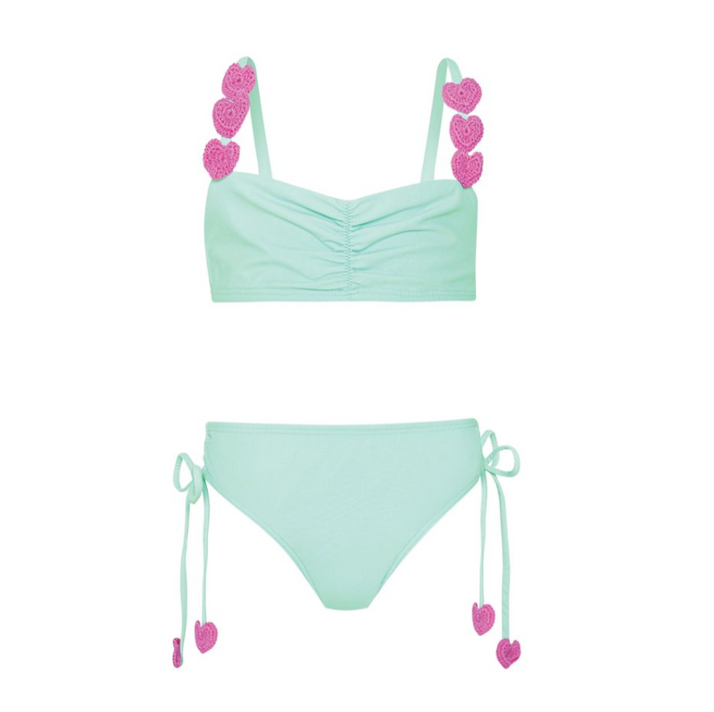 Aqua Hearts Bikini