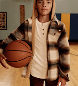 Winter White Craftsman Thermal Henley