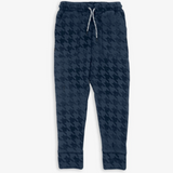Blue Houndstooth Rest Day Sweatpants