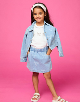 Scarlett Bow Denim Jacket