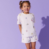 Crystal Doodle Short Set