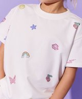 Crystal Doodle Short Set