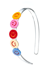Colorful Multi Happy Face Headband