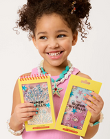 Mermaid Dreams Gemify® Super Stickers featuring colorful mermaid and underwater designs on shiny, adhesive sticker sheets.