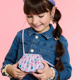 Super Smalls Mermaid Sparkle Gemify™ purse with iridescent scales and sparkling gem accents, designed for young fashion enthusiasts.