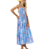 Kids Kailani Dress Shellscape Sky