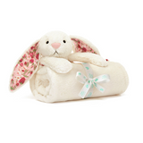 Blossom Cream Bunny 'Berry' Blankie