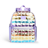Lilac Quilted Sequins Backpack