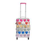 Patchwork Hearts Logan Carry-on Suitcase