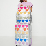 Patchwork Hearts Logan Carry-on Suitcase