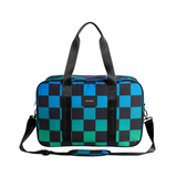 Blue Checkerboard Rockaway Duffle