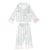 Vintage Bows Feather Silky Set
