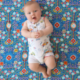 Grand Prix - Sleeveless Henley Romper