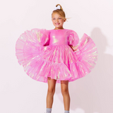 Crystal Pink Hologram Dress