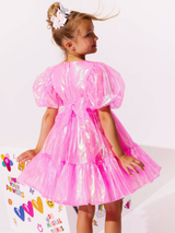 Crystal Pink Hologram Dress