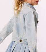 Sparkle Bows Denim Jacket