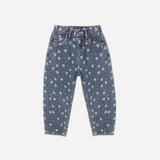 Barrel Pant Heart Ditsy