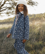 Long Chore Coat Heart Ditsy