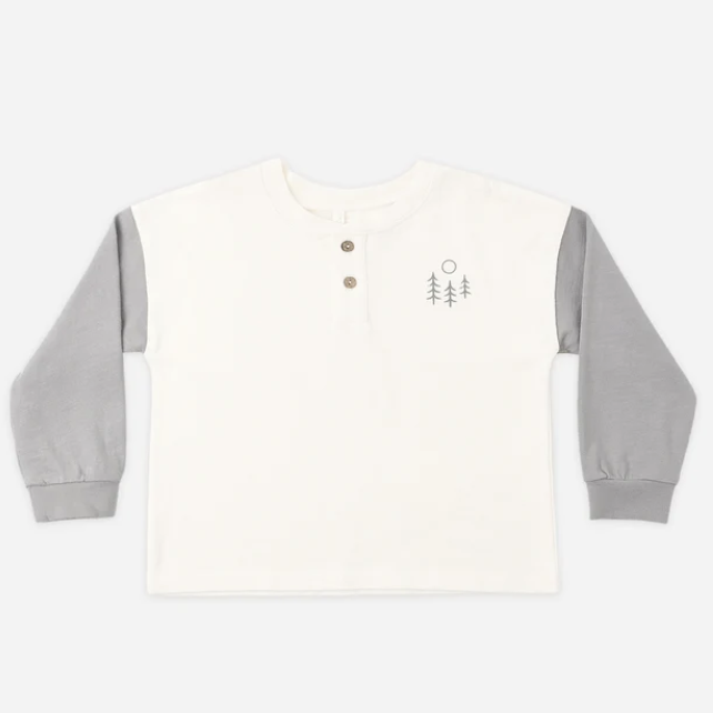 Relaxed Long Sleeve Henley Made For Adventure