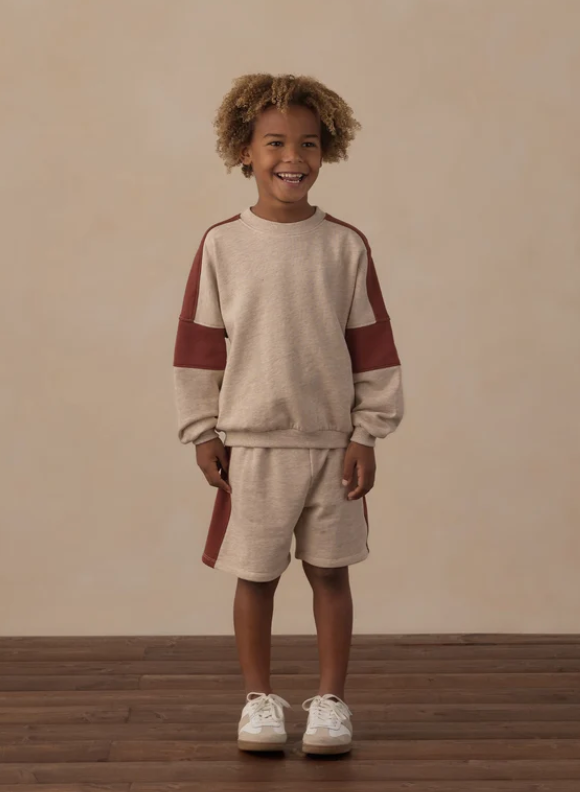 Boxing Sweat Short Heathered Ash