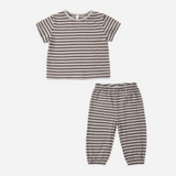 Jersey Tee + Pant Set Vintage Stripe