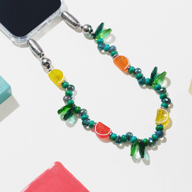 Crystal Citrus Wristlet